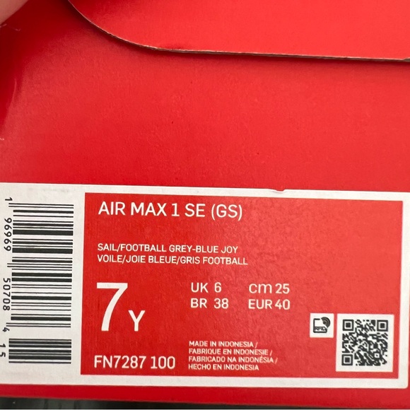 ✔️NIB✔️ NIKE Air Max 1 GS Everything You Need - Picture 10 of 10